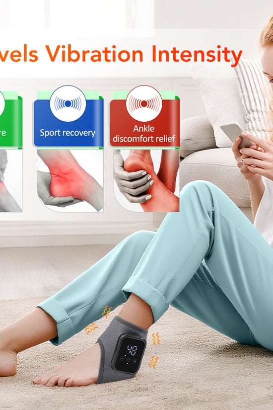 Ankle Massager with Heat Therapy and Vibration