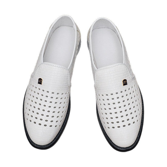 men's leather summer sandals