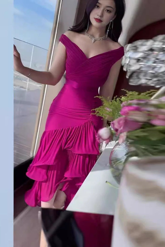 Sleeveless Pleated Chiffon Dress