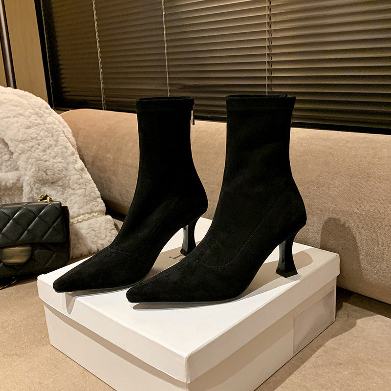 Women's Pointed Toe Stiletto Ankle Boots