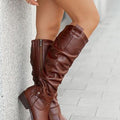  Wine PU Black Sole