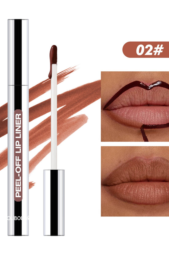 Peel-Off Lip Liner Moisturizing Long-Lasting Non-Smudging