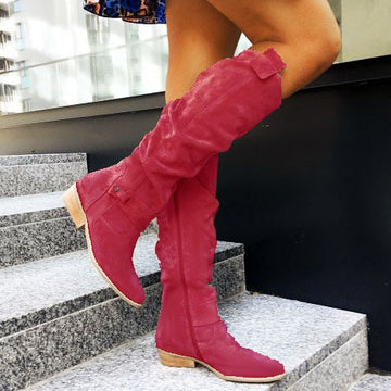 Wine Suede Apricot Sole