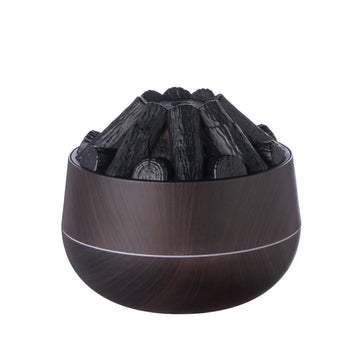 Dark wood grain