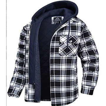 Black and whitecheckered - removable hat