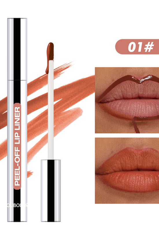 Peel-Off Lip Liner Moisturizing Long-Lasting Non-Smudging