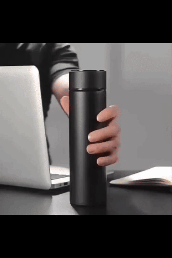 Smart Cup with LED Display – 500ml Stainless Steel Temperature Bottle
