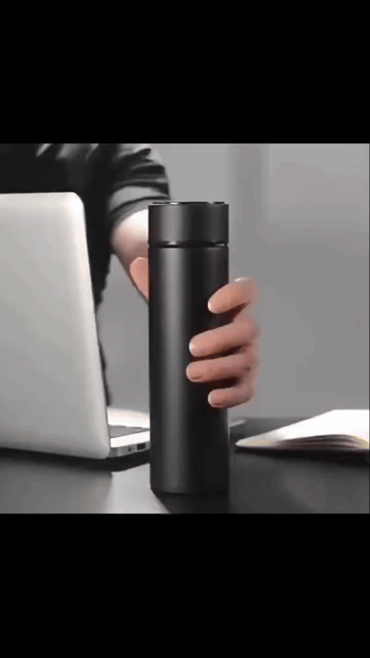 Smart Cup with LED Display – 500ml Stainless Steel Temperature Bottle