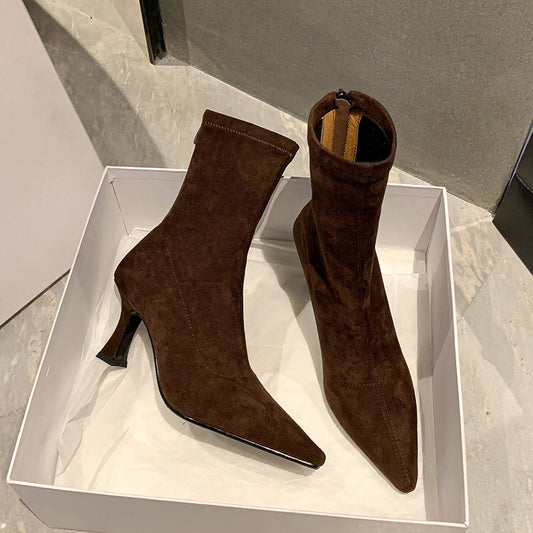 Women's Pointed Toe Stiletto Ankle Boots