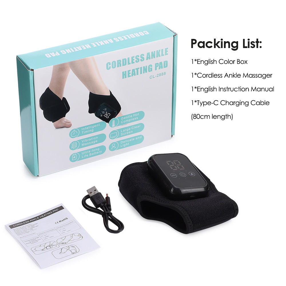 Ankle Massager with Heat Therapy and Vibration