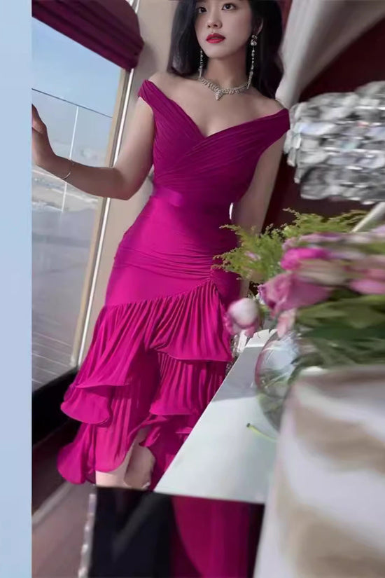 Sleeveless Pleated Chiffon Dress