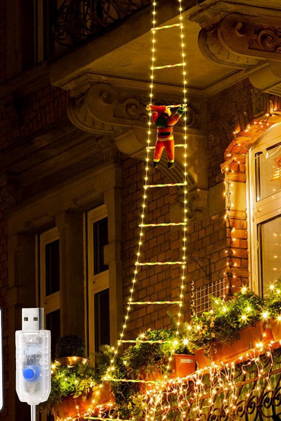 Santa Claus Climbing LED String Lights