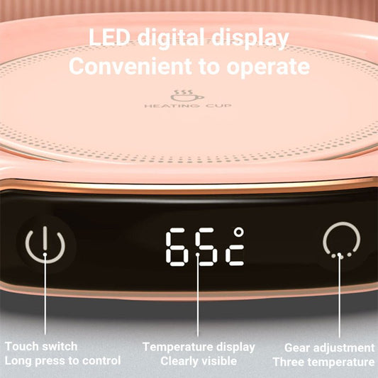 Smart USB Coffee Mug Warmer Coaster with Constant Temperature Control