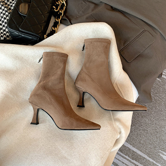 Women's Pointed Toe Stiletto Ankle Boots