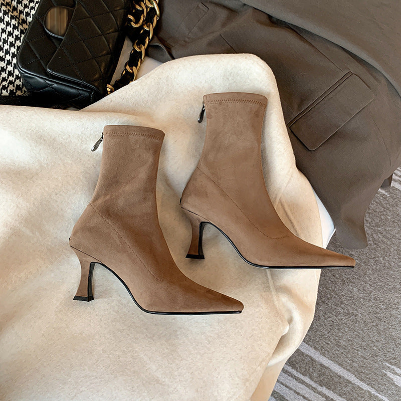 Women's Pointed Toe Stiletto Ankle Boots