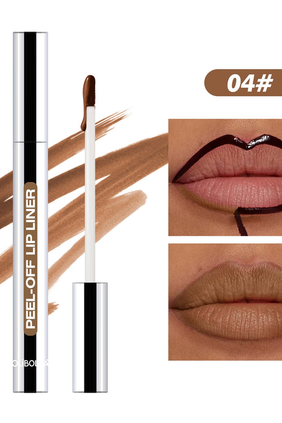 Peel-Off Lip Liner Moisturizing Long-Lasting Non-Smudging