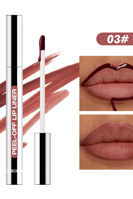 Peel-Off Lip Liner Moisturizing Long-Lasting Non-Smudging