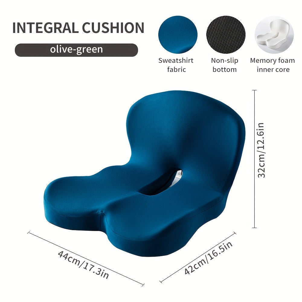 Memory Foam Back Support Seat Cushion